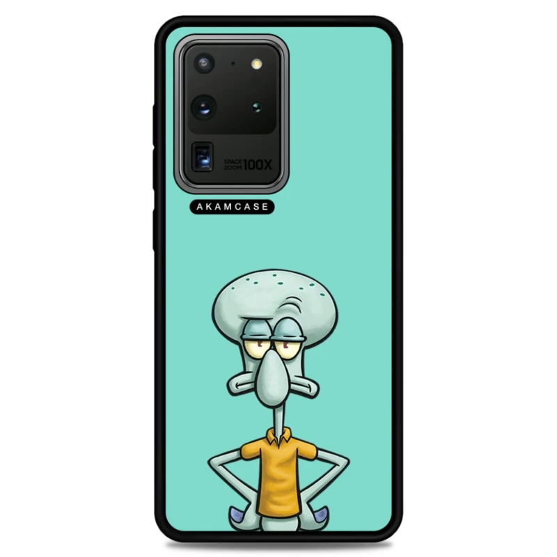 کاور آکام مدل AMC-WSGS20U-SPONGE BOB14 مناسب برای گوشی موبایل سامسونگ Galaxy S20 Ultra
