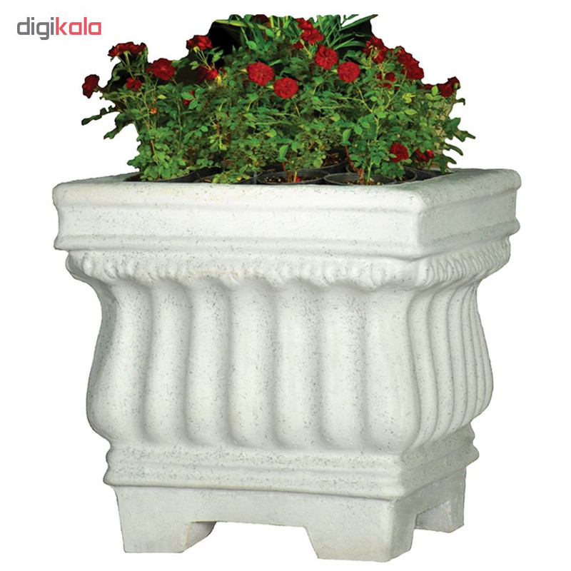 گلدان بتنی مدل رضوی طرح مربع