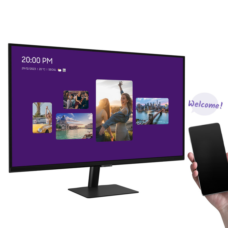 مانیتور هوشمند سامسونگ مدل LS32CM500EMXUE سایز 32 اینچ