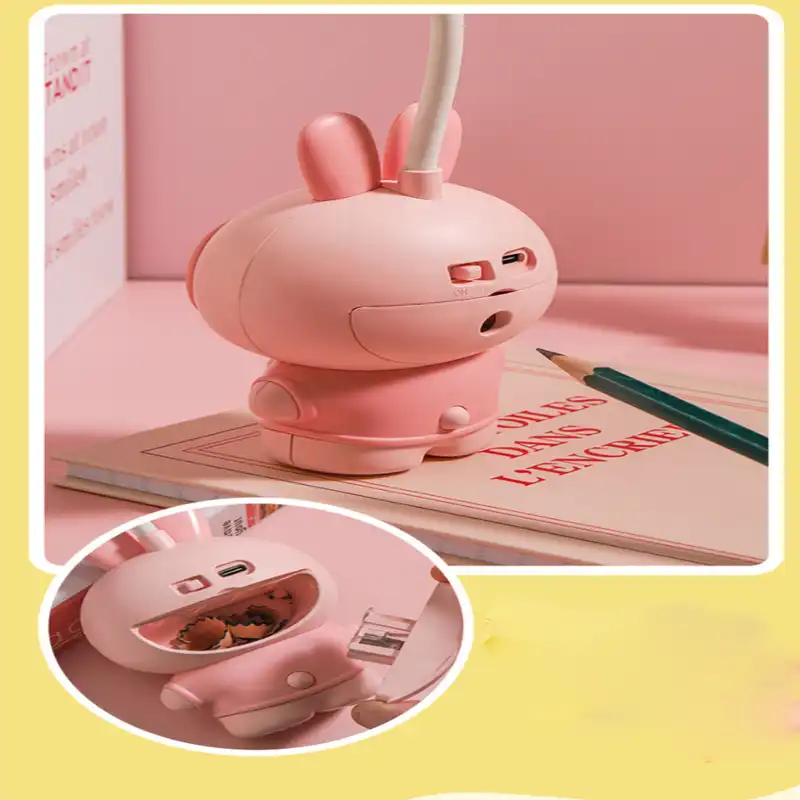 چراغ مطالعه مدل شارژی فانتزی تراش دار طرح خرگوشی