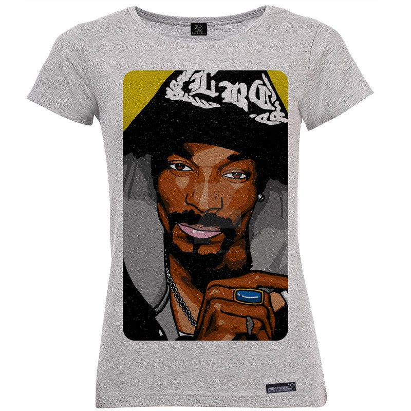 تی شرت آستین کوتاه زنانه 27 مدل Snoop Dogg کد MH1145