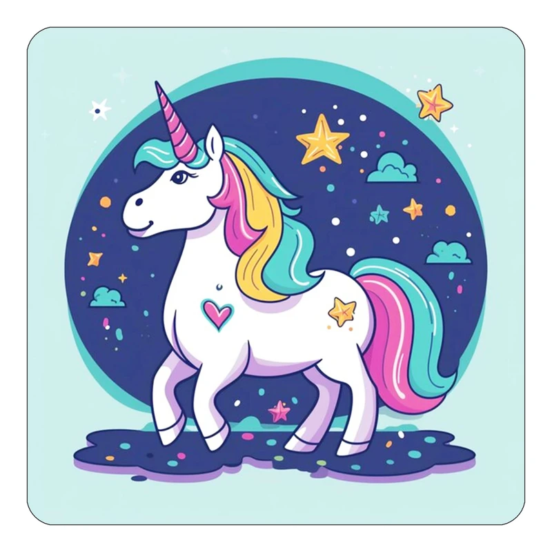 مگنت کاکتی طرح اسب تک شاخ و یونیکورن مدل mp31485