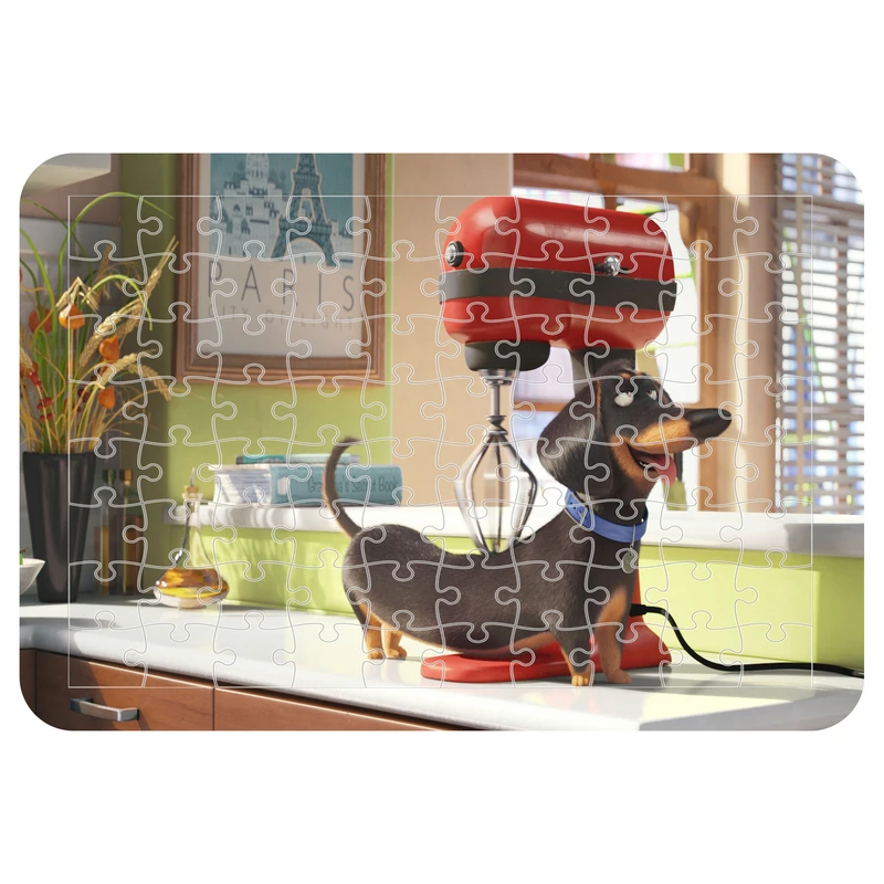 پازل 54 تکه مدل CHB1946 طرح انیمیشن زندگی مخفی حیوانات خانگی