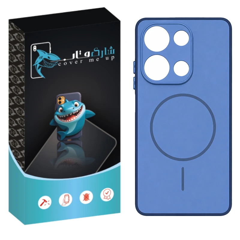 کاور شارک قاب مدل بیسیک مناسب برای گوشی موبایل شیائومی Redmi 13 Pro 4G / Poco M6 Pro