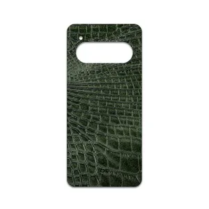 MAHOOT Green-Crocodile-Leather Cover Sticker for Daria Bond II 5G