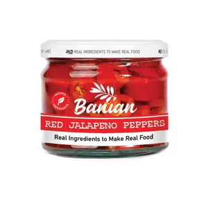 ترشی فلفل هالوپینو قرمز اسلایس - 310 گرم