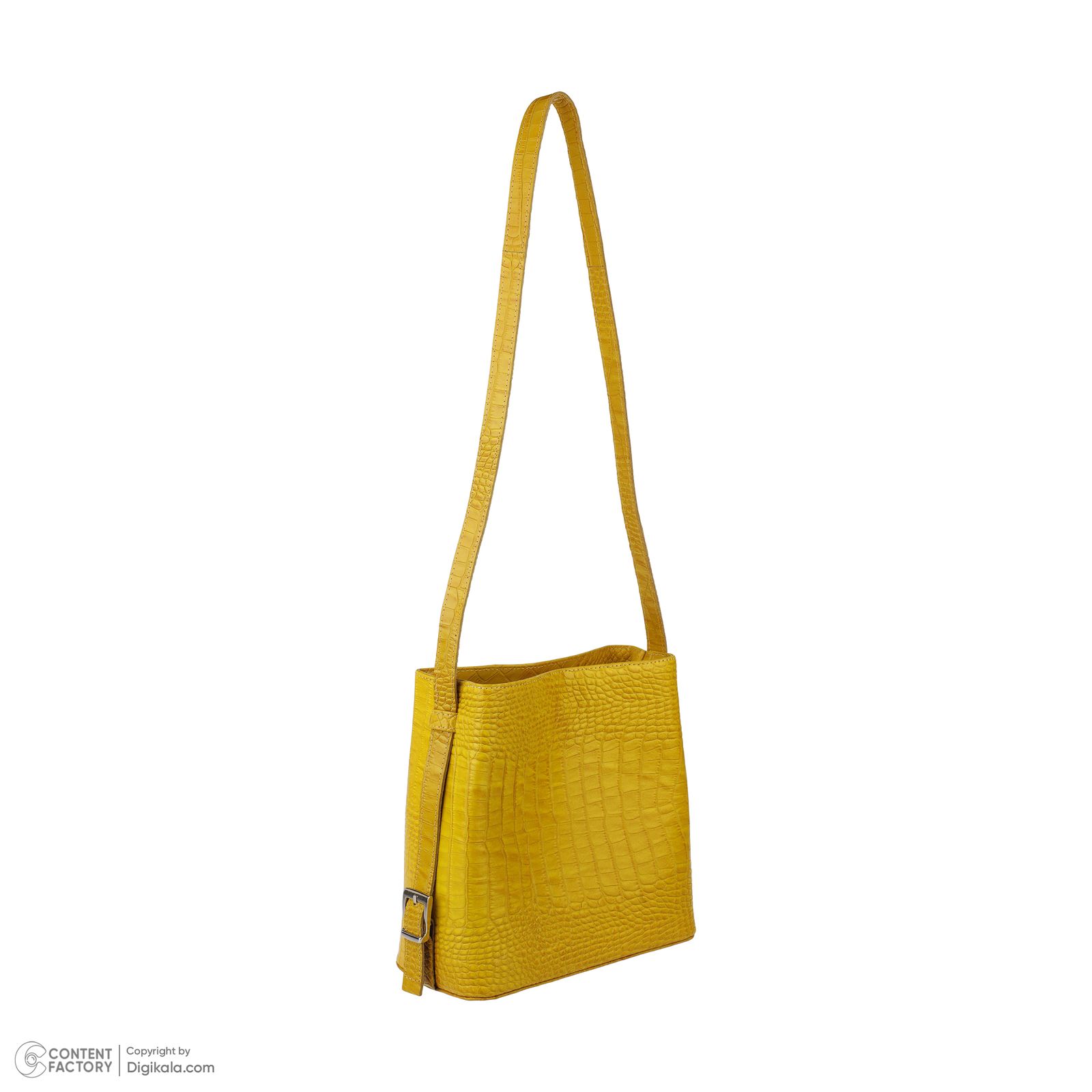 کیف رودوشی زنانه کایا چرم مدل K630-corco-yellow -  - 5