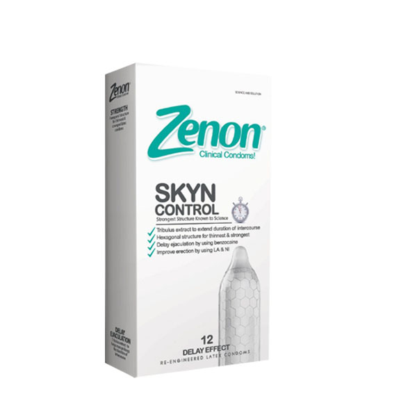 کاندوم زنون مدل SKIN CONTROL بسته 12 عددی