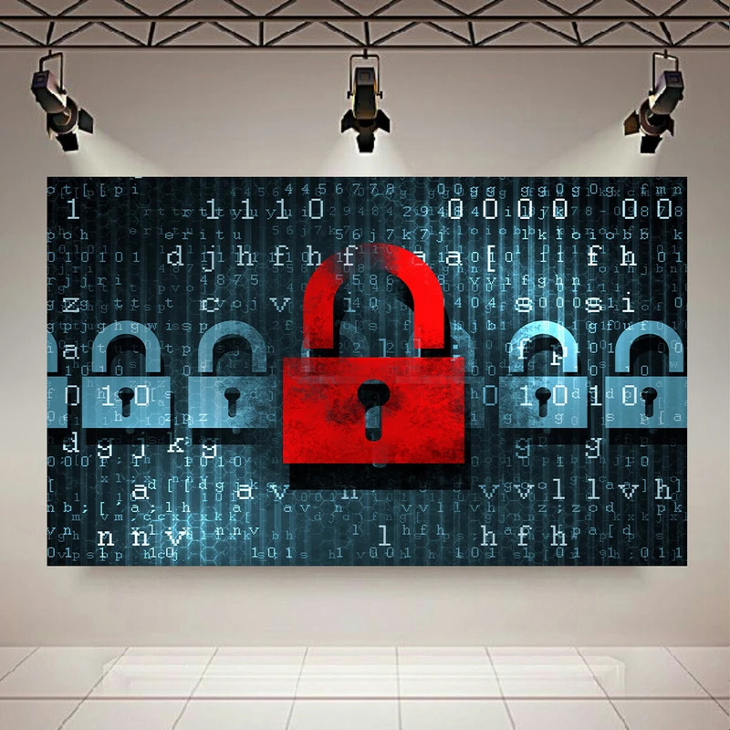 تابلو بوم طرح تکنولوژی مدل Cyber Security کد AR2798