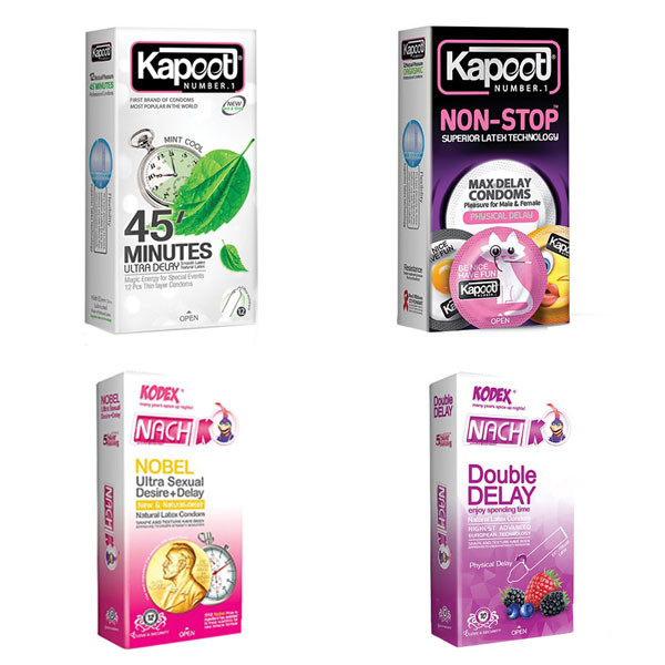 کاندوم کدکس مدل تاخیری مجموعه دو عددی به همراه کاندوم کاپوت مدل تاخیری مجموعه 2 عددی