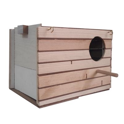 نقد و بررسی لانه پرنده مدل عروس هلندی درب کشویی طرح چوبی توسط خریداران