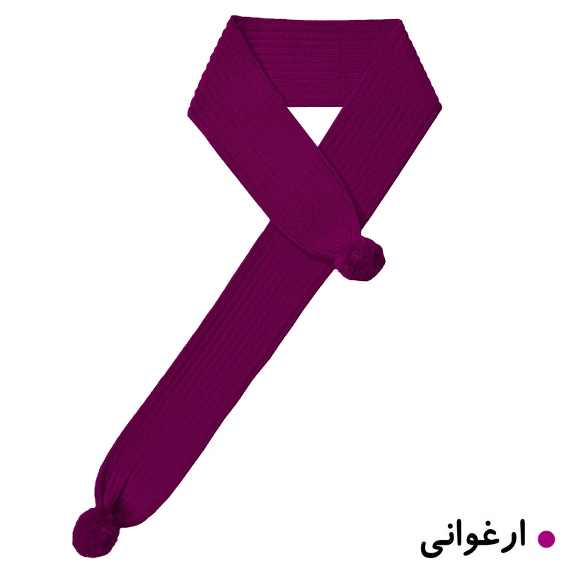 عکس شماره 4 : ست کلاه و شال گردن بافتنی بچه گانه مدل فرانسوی کد n12