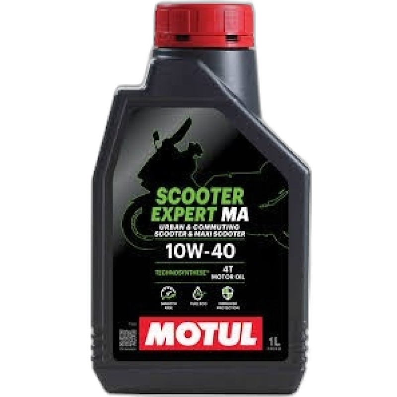 روغن موتور سیکلت تمام سنتتیک موتول مدل SN 10W-40 حجم 1 لیتر