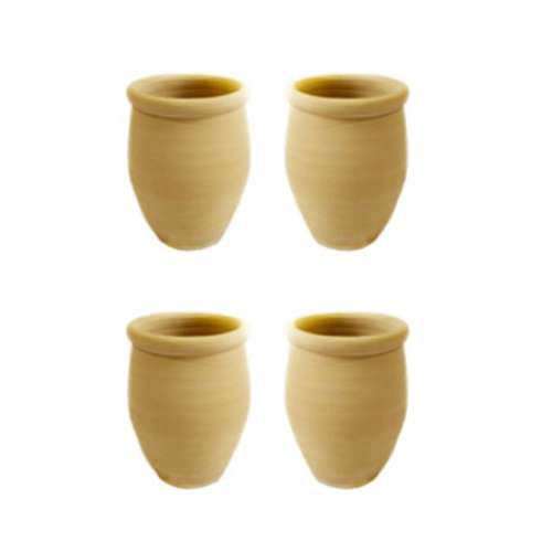 گلدان سفالی مدل kh4 بسته 4 عددی