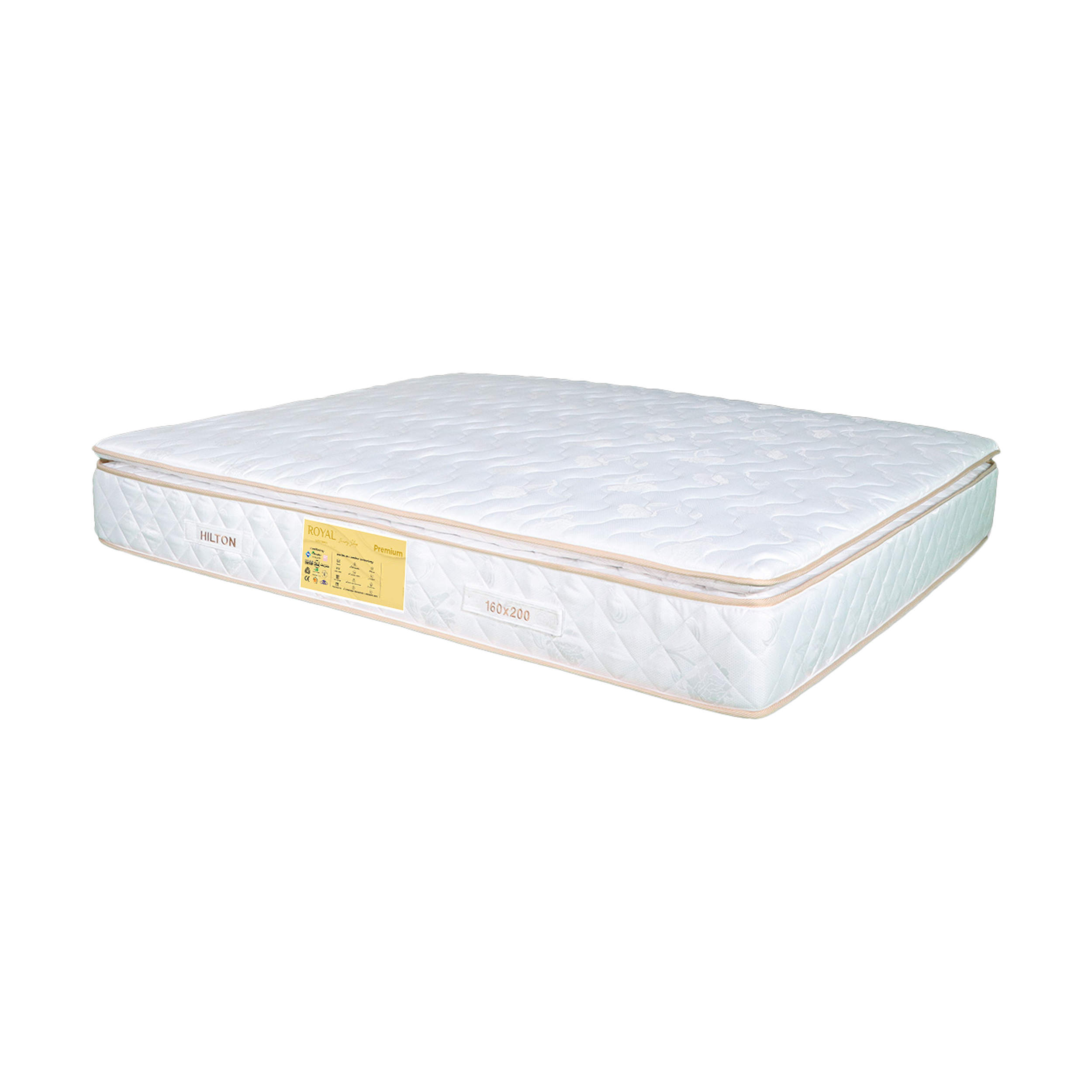 تشک رویال مدل هیلتون کد 05 دو نفره سایز 200×160 سانتی متر 
