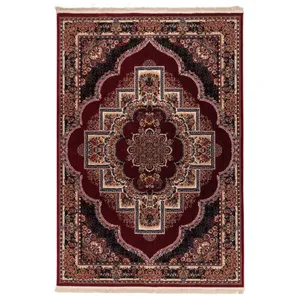 گبه ماشینی دنیای فرش  کد 546R زمینه روناسی