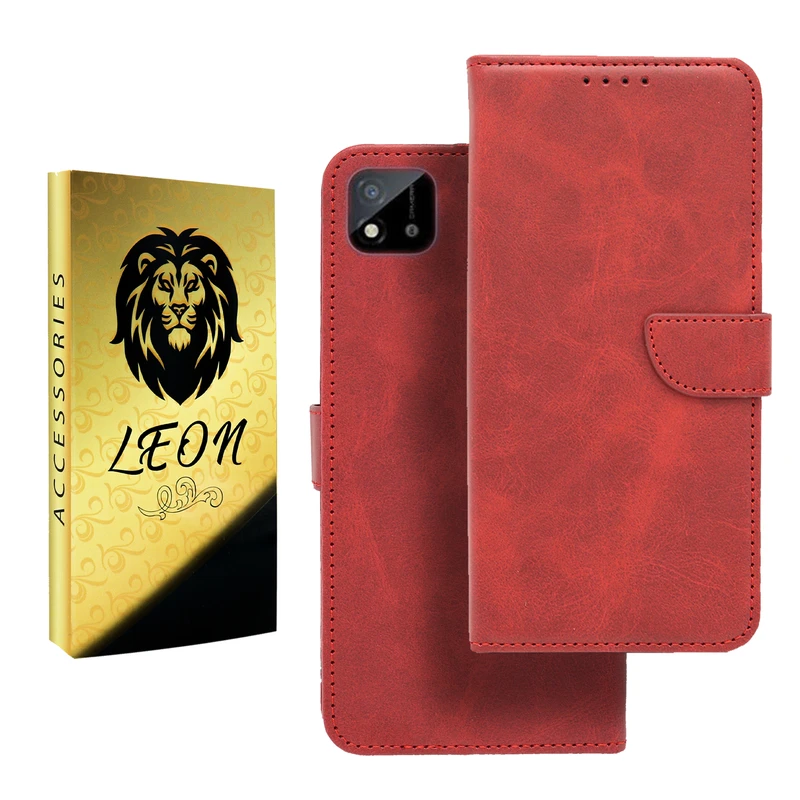 کیف کلاسوری لئون مدل Khoshi Yo مناسب برای گوشی موبایل ریلمی C11 2021