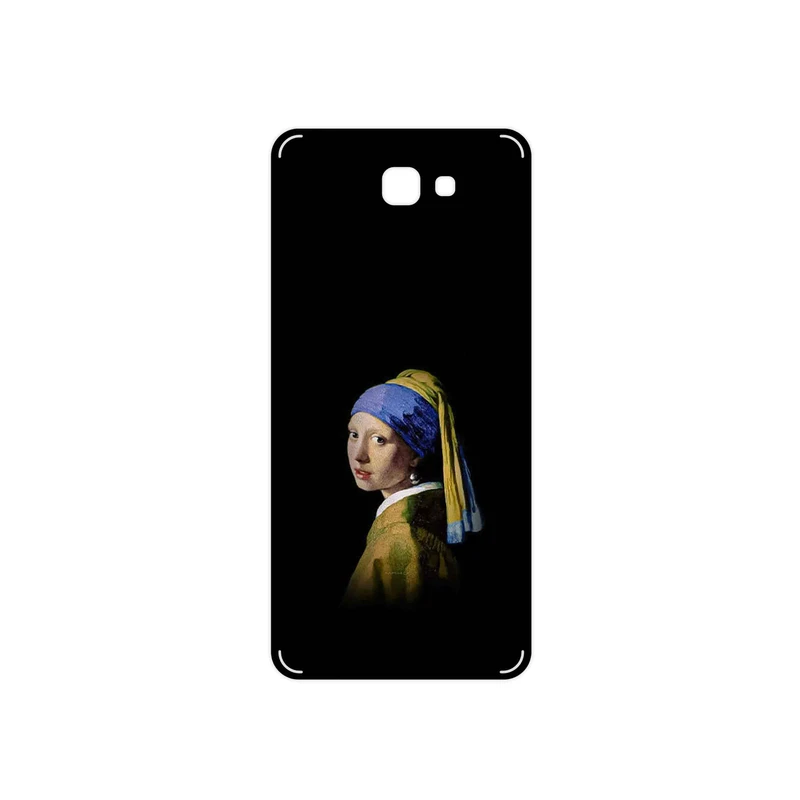 برچسب پوششی ماهوت مدل Girl with a Pearl Earring of Vermeer مناسب برای گوشی موبایل سامسونگ Galaxy J7 Prime