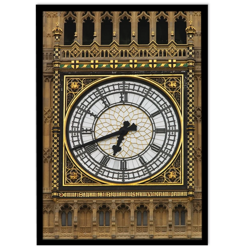 تابلو بکلیت طرح ساعت بیگ بن مدل B-S1426