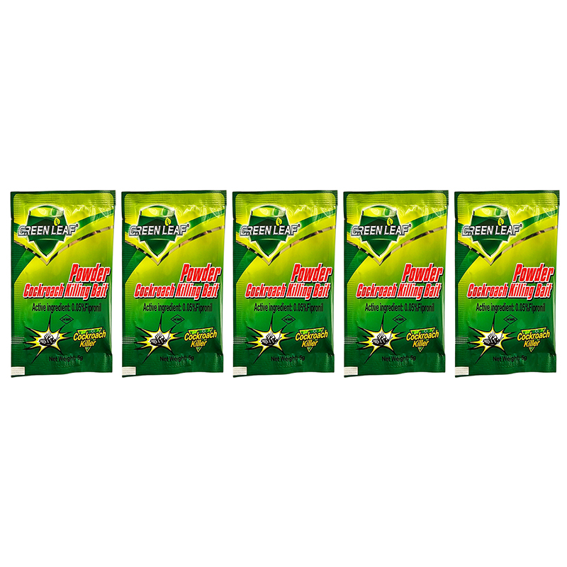 پودر سوسک کش گرین لیف مدل SX-05 وزن 5 گرم مجموعه 5 عددی
