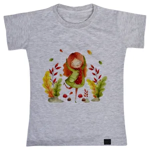 تی شرت آستین کوتاه دخترانه 27 کد W62