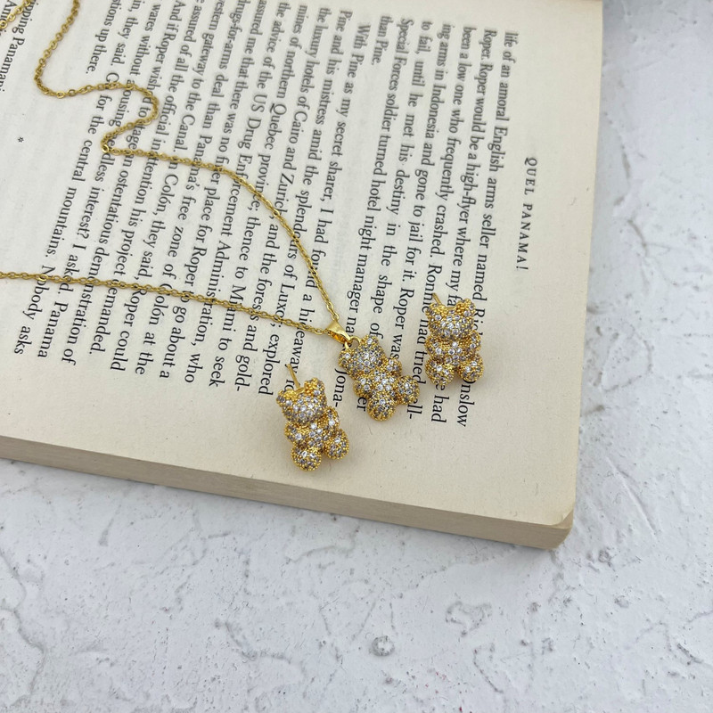 نیم ست زنانه مدل خرس کد M4176 نیم ست زنانه مدل خرس کد M4176