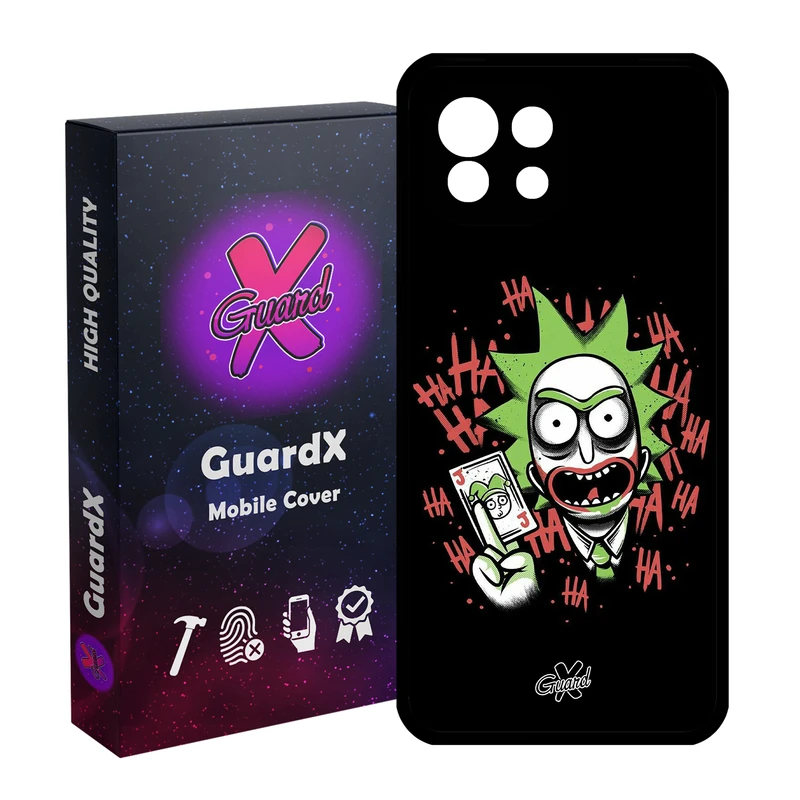 کاور گارد ایکس طرح Rick and Morty مدل Glass10151 مناسب برای گوشی موبایل شیائومی Mi 11 Lite