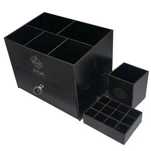 استند لوازم آرایشی لوکس طلائی مدل LTMB006w