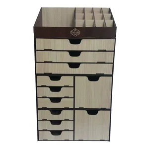 استند لوازم آرایشی لوکس طلائی مدل LTMB004w_mdf