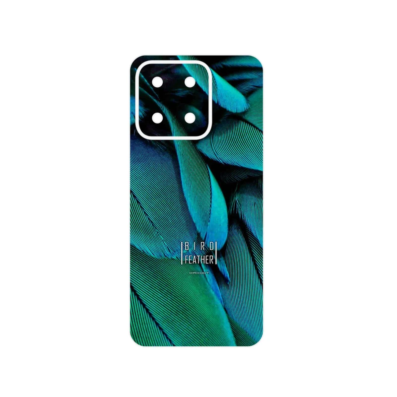 برچسب پوششی ماهوت مدل Green Feather مناسب برای گوشی موبایل آنر X5b Plus