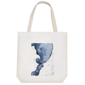 ساک خرید خندالو مدل فیل مادر و بچه کد H1823