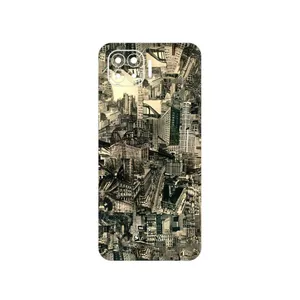 MAHOOT Collage of Skyscraper Cover Sticker for Oppo A93