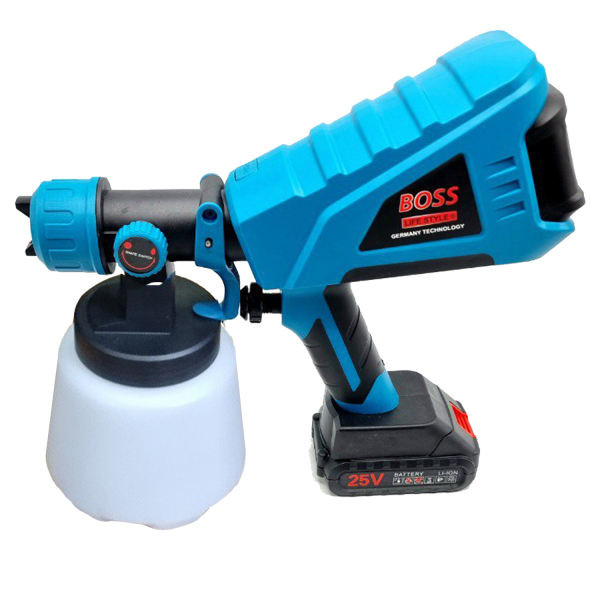 پیستوله رنگ پاش شارژی باس مدل SprayGun 25v 2Batteries