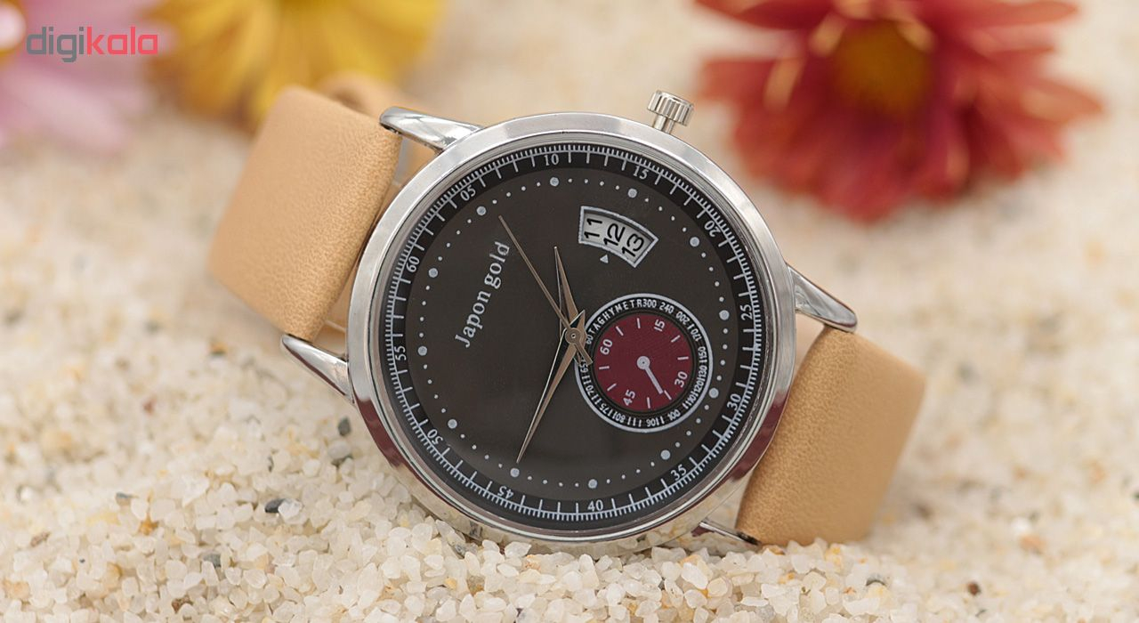 ساعت مچی عقربه ای ژاپن گلد مدل JG1754