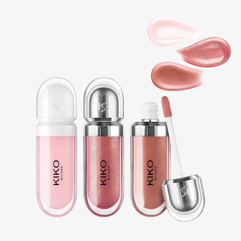 رژ لب مایع براق کیکو میلانو مدل GLOSSY مجموعه 3 عددی