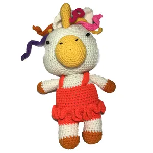 عروسک بافتنی طرح یونیکورن مدل PE10
