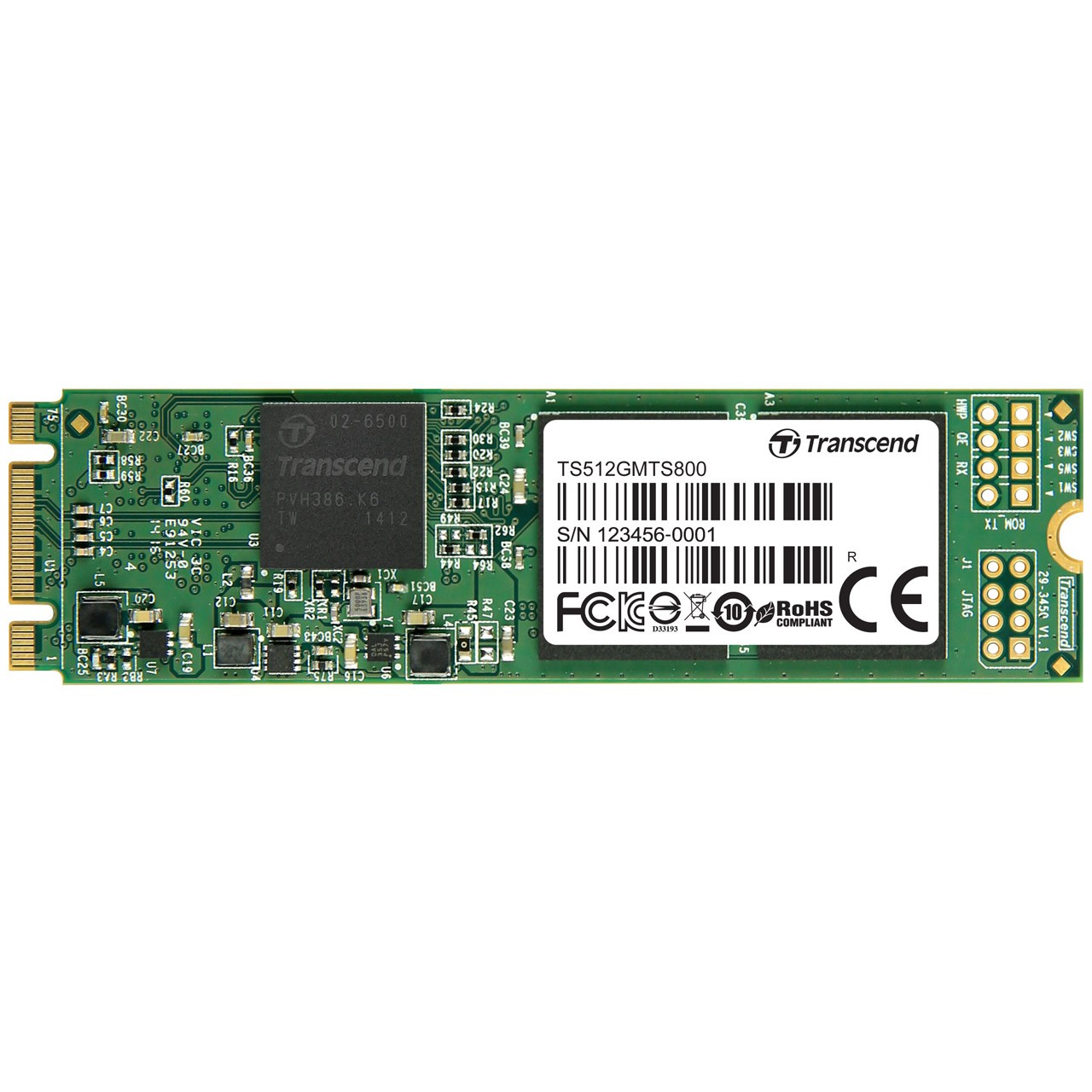حافظه SSD سایز M.2 2280 ترنسند مدل MTS800 ظرفیت 512 گیگابایت