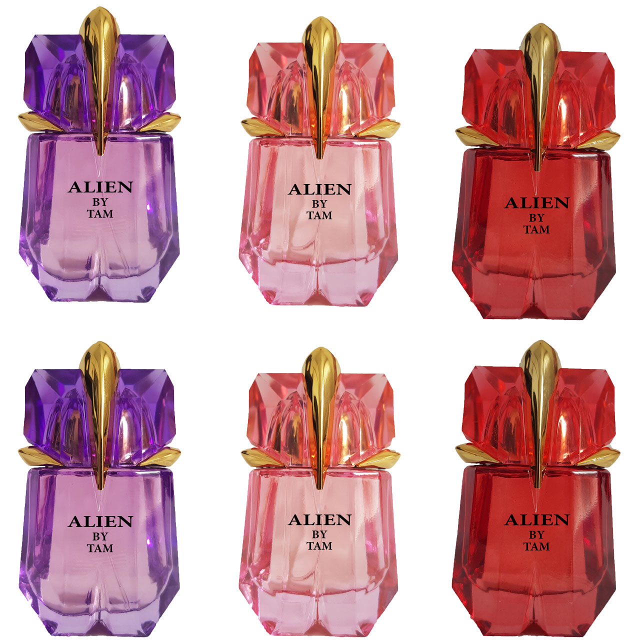 عطر جیبی تام مدل ALIEN حجم 30 میلی لیتر بسته 6 عددی