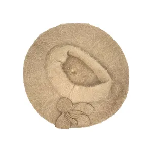 کلاه زمستانی دخترانه مدل rose2