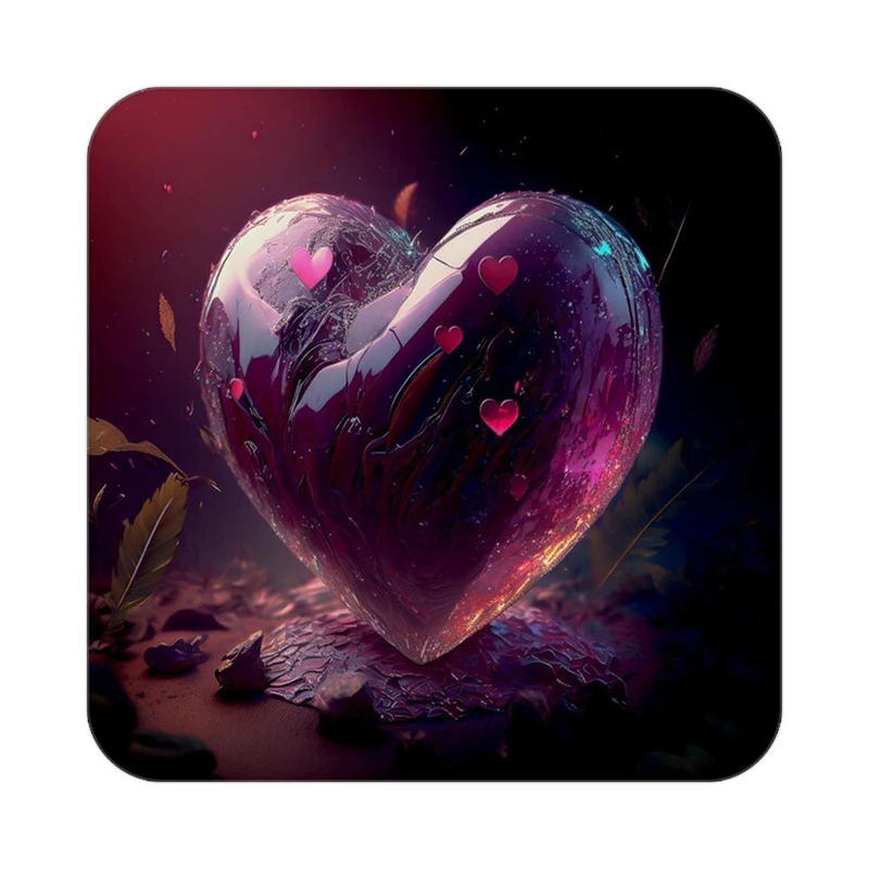 زیر لیوانی کاکتی مدل عاشقانه کد mp12320