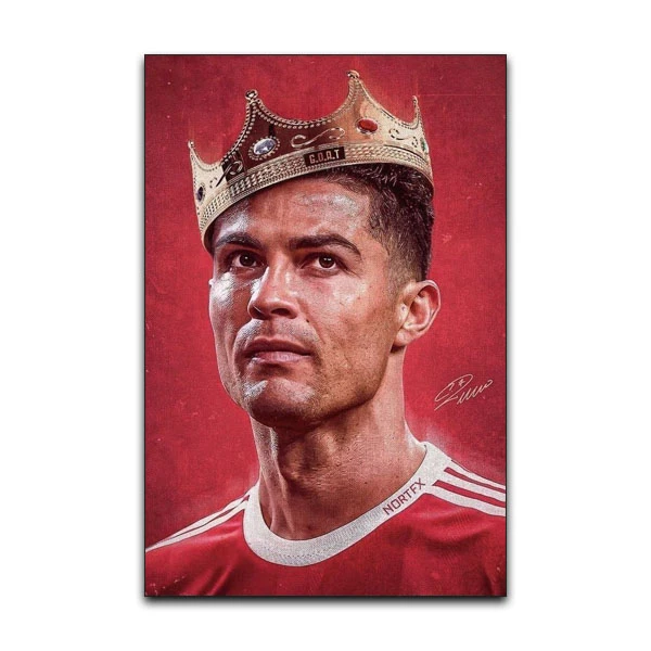 تابلو شاسی گوفی مدل فوتبالی طرح کریستین رونالدو کد CR7 CRWN45