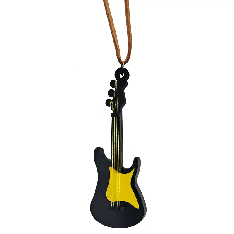 گردنبند طرح ساز گیتار برقی مدل متالهد کد m.2537s