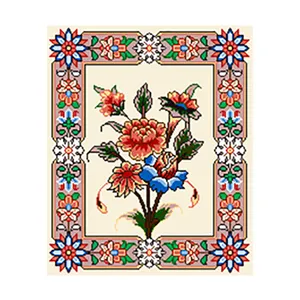 نخ و نقشه تابلوفرش مدل 1112