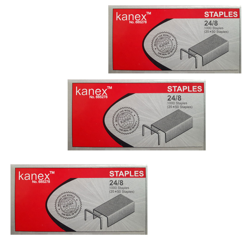 سوزن منگنه کانکس سایز 24/8 بسته 3000 عددی