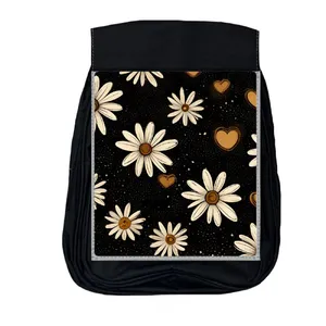 کوله پشتی مدرسه مدل گل و قلب