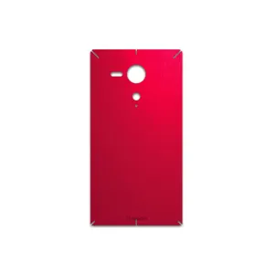 MAHOOT Matte-Warm-Red Cover Sticker for Sony Xperia SP