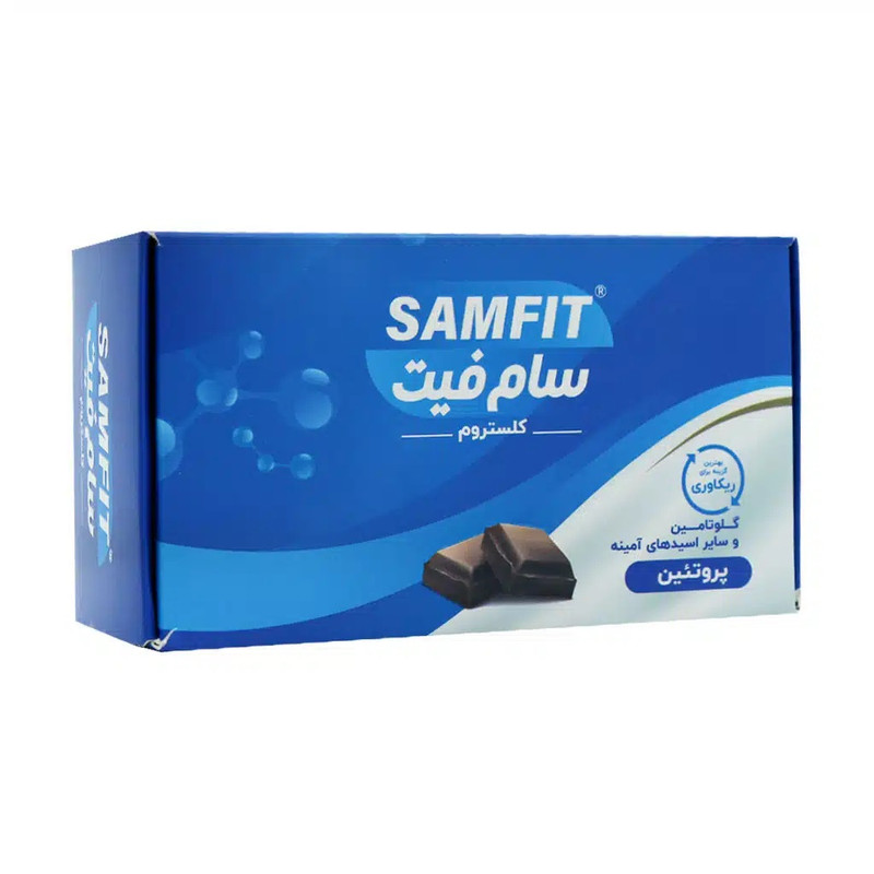 ساشه کلستروم با طعم شکلات سام فیت - بسته 15 عددی
