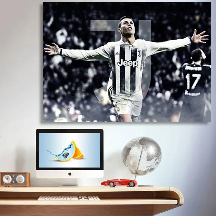 تابلو شاسی گالری استاربوی طرح کریستیانو رونالدو مدل Football 3