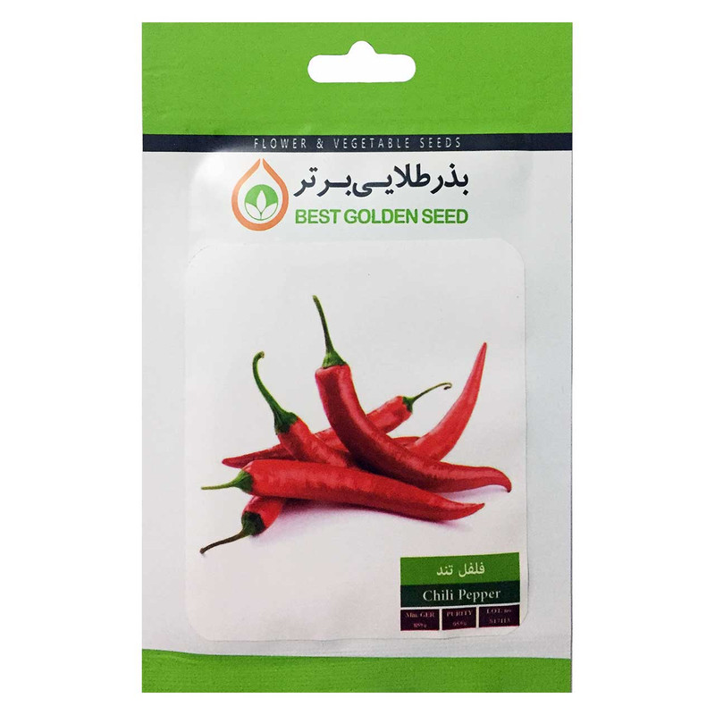 بذر فلفل قلمی تند بذر طلایی برتر کد BZT-61