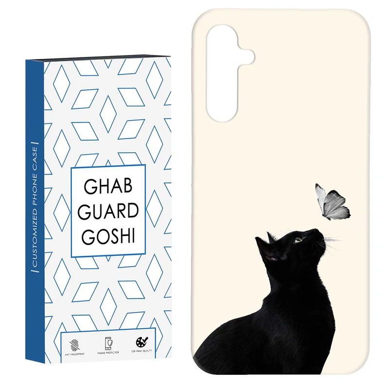کاور قاب گارد گوشی طرح گربه کد Dimo-316 مناسب برای گوشی موبایل سامسونگ Galaxy A54